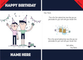 Giant Greeting Card Birthday 009 - 90cm x 60cm